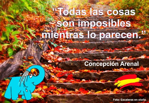 Todas las cosas son imposibles mientras lo parecen. Concepción Arenal.